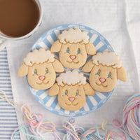 sheep face cookies