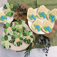 gaia earth goddess and green man cookies