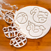 Set of 3 Cookie Cutters (Beach Ball, Flamingo Float, Unicorn Float)
