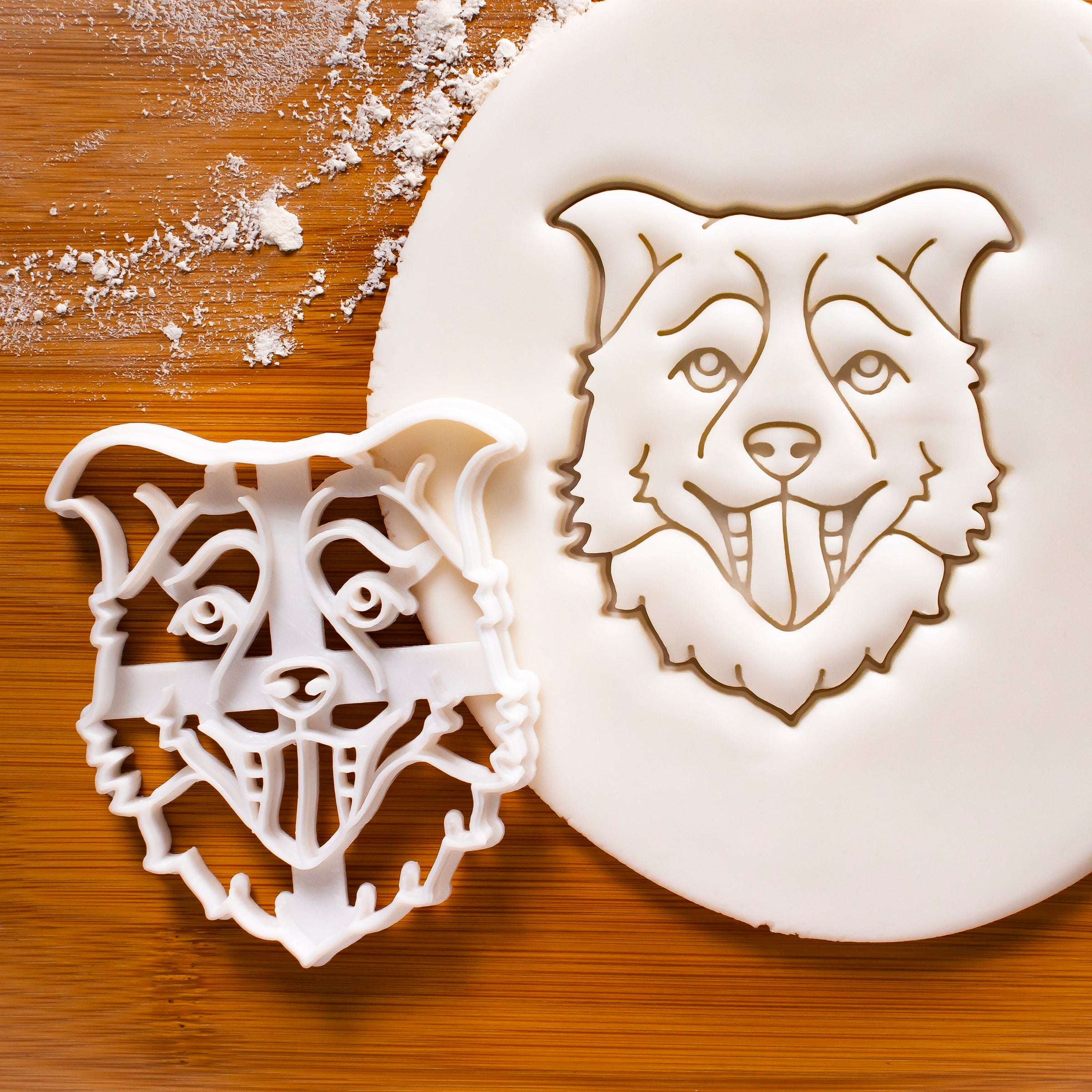 Border Collie Face cookie cutter