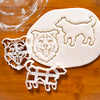 Set of 2 Border Collie cookie cutters