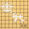 Set of 2 Leonberger Dog cookie cutters