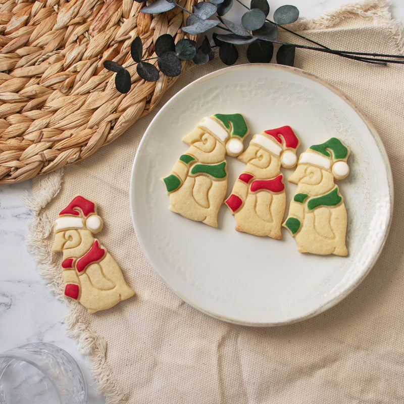 Christmas Baby Penguin Chick cookies
