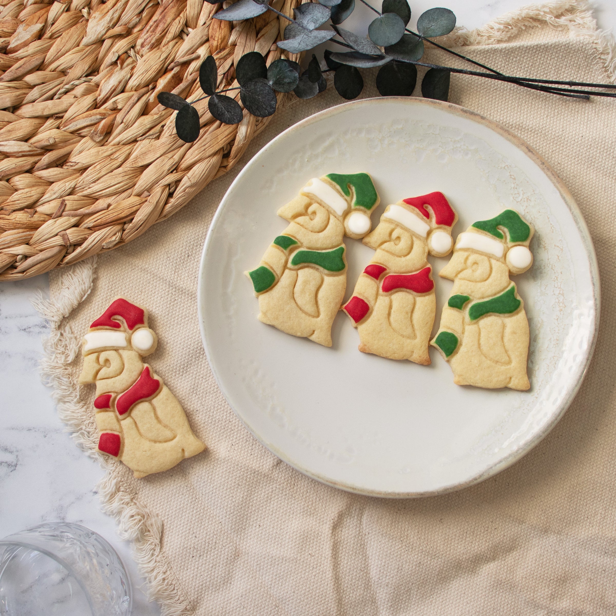 Christmas Baby Penguin cookie