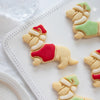 bakerlogy christmas dachshund sugar cookies close up