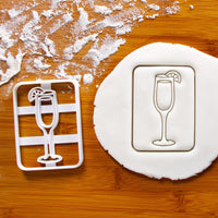 Bellini Cocktail cookie cutter