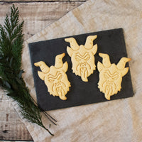 Christmas realistic krampus cookies