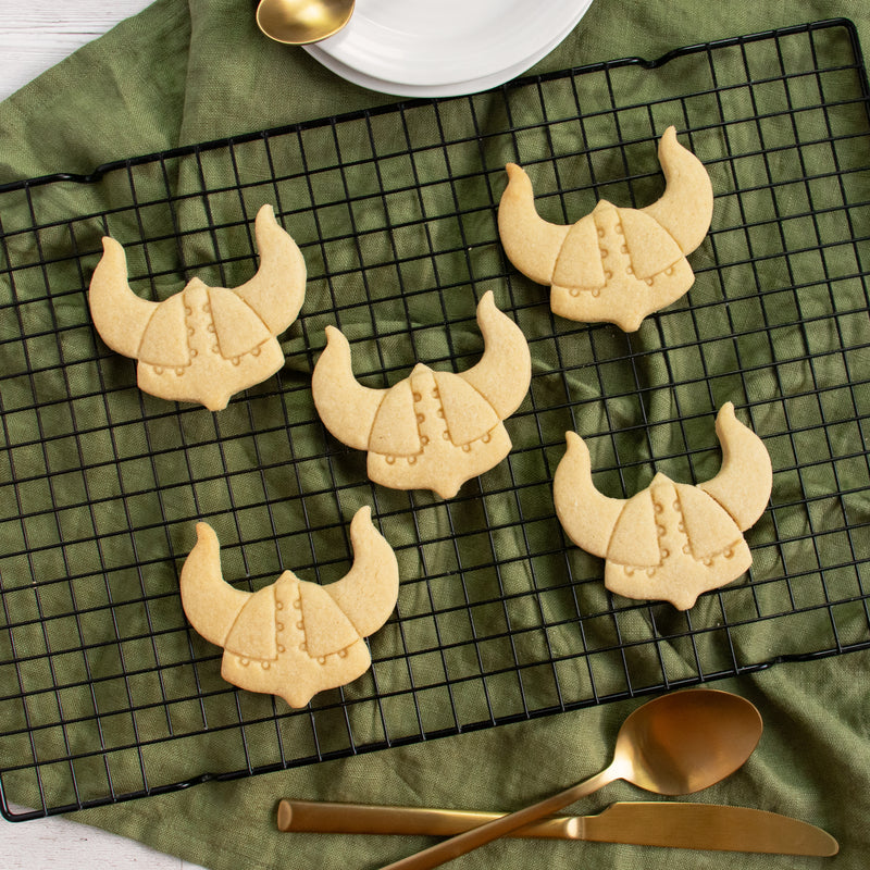 viking helmet cookies