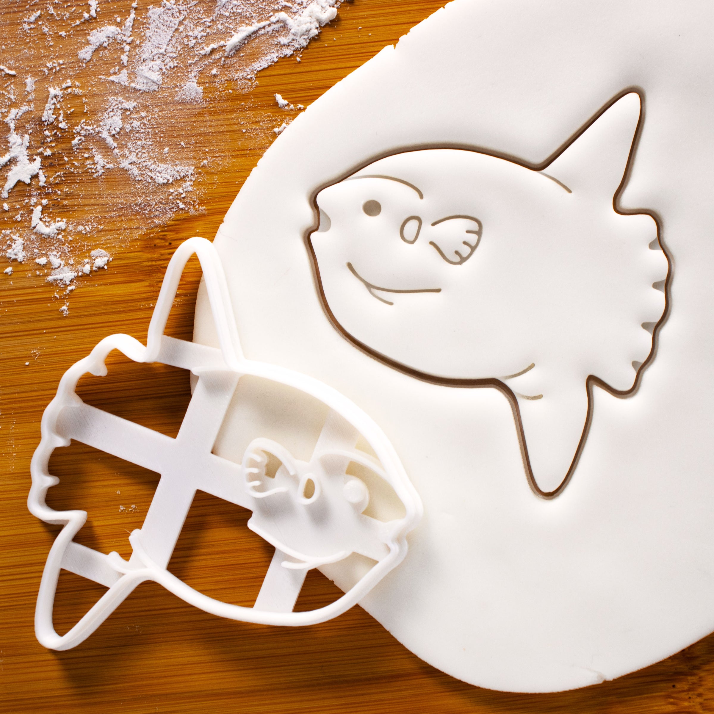 Sunfish cookie cutter