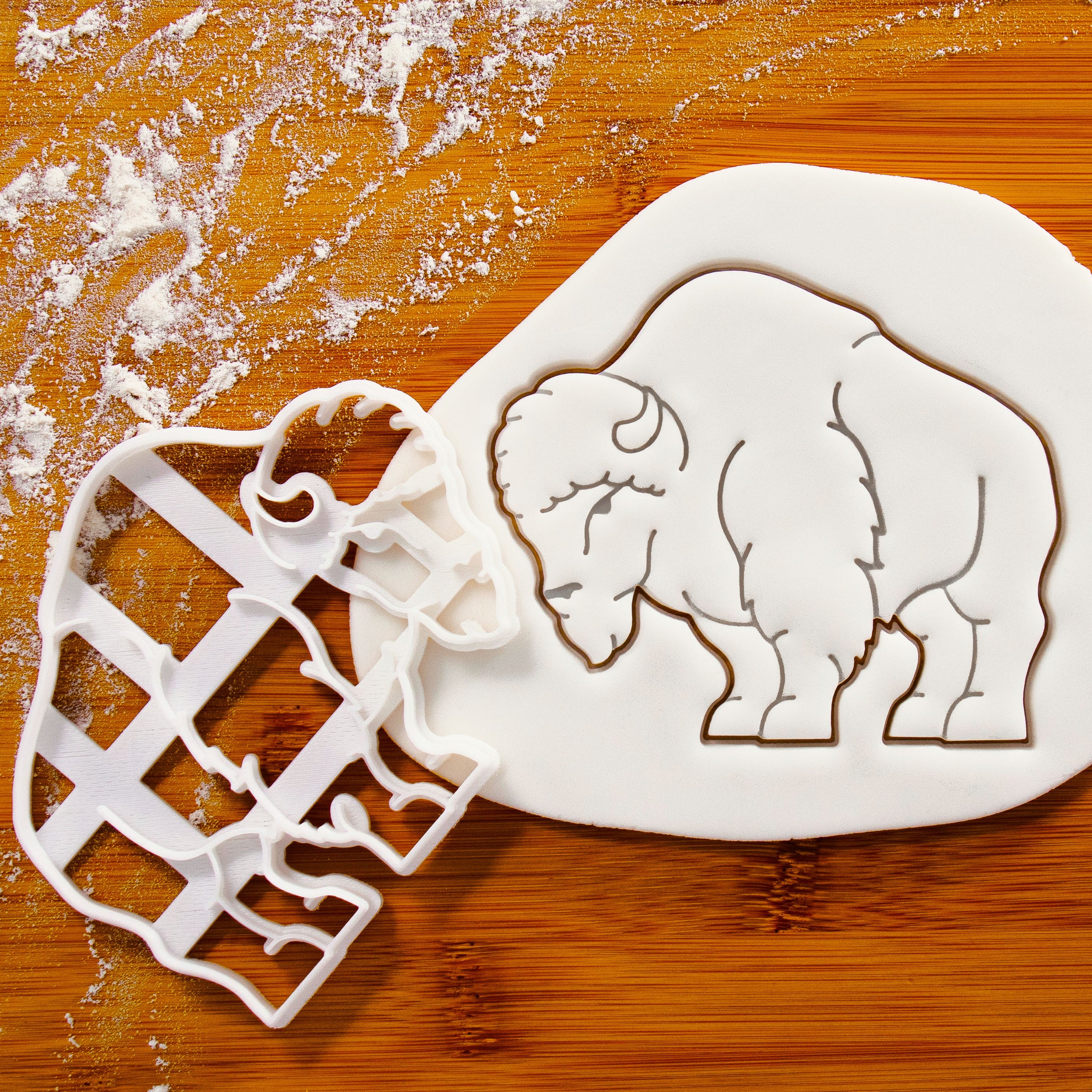 Plains Bison Body Cookie Cutter (American Buffalo)