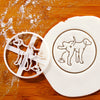 Dog peeing sign cookie cutter