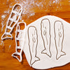 Pair of Dozing Sperm Whale Cookie Cutters