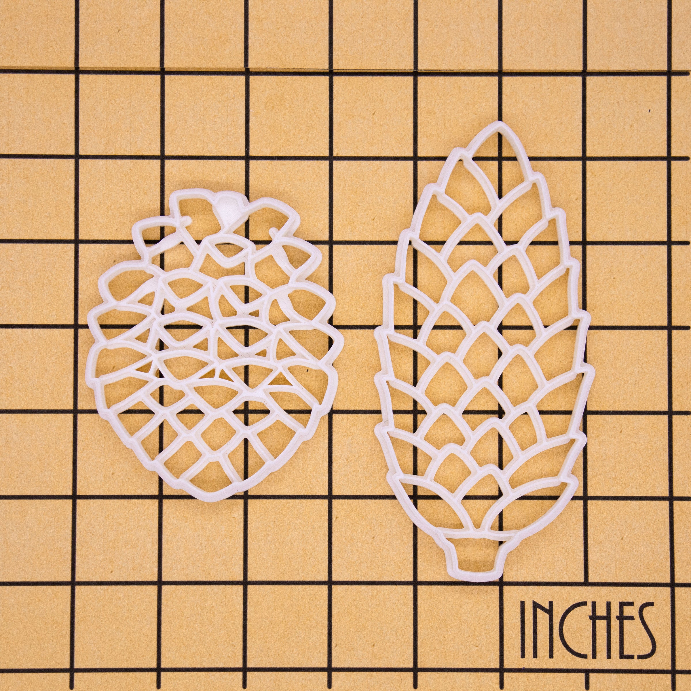 Monterey and Sugar Pine Cone Cookie Cutters