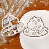 croaking toad cookie cutter