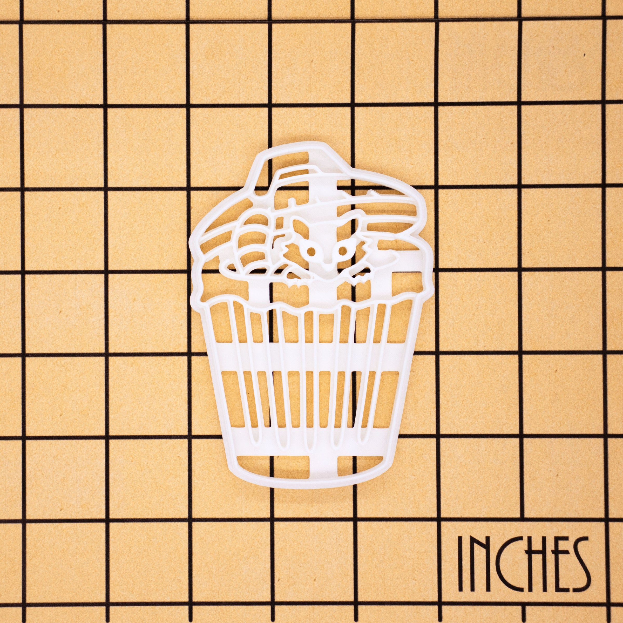 raccoon in bin cookie cutter