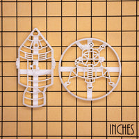 space command and service module and lunar module cookie cutters