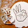 ok hand sign emoji cookie cutter