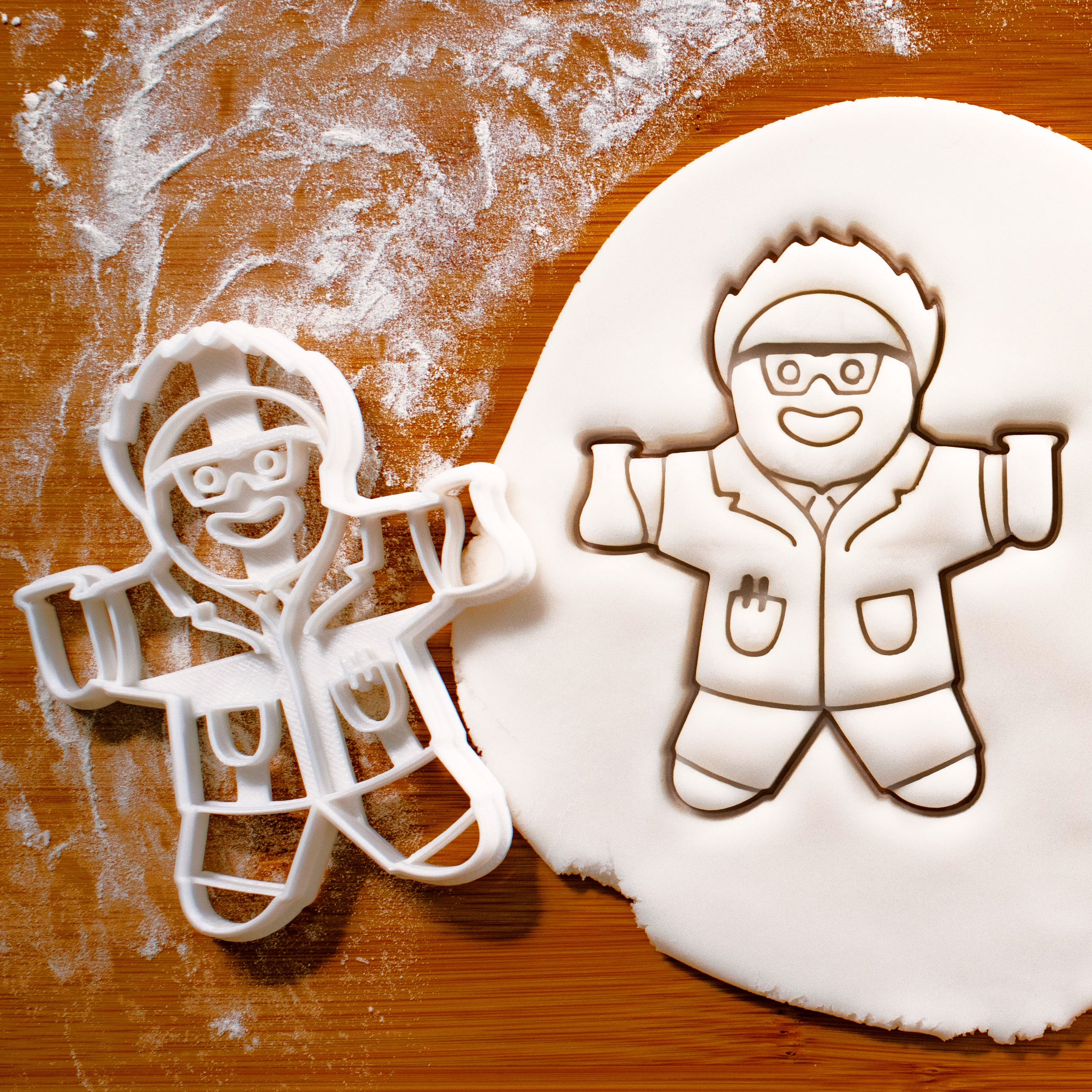 Gingerbread Scientist Cookie Cutter