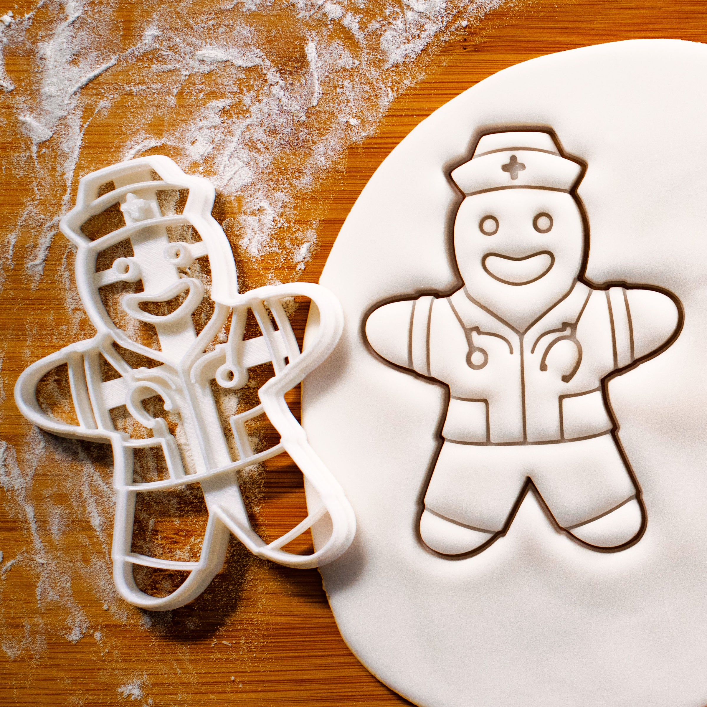 Gingerbread Nurse Cookie Cutter