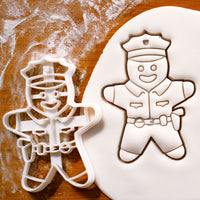 Police Officer Gingerbread Cookie Cutter