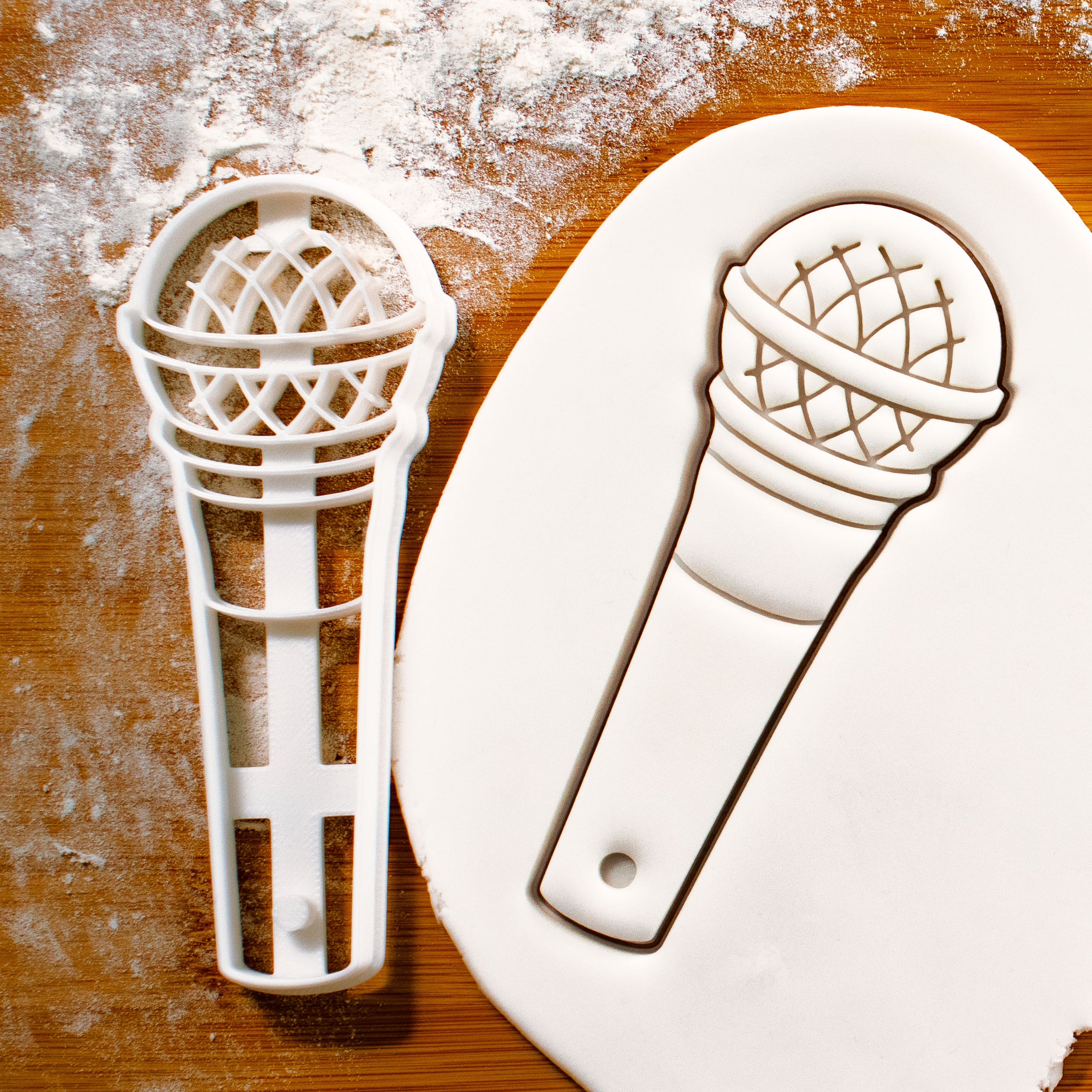 karaoke microphone cookie cutter