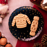 christmas cracker and jumper cookies
