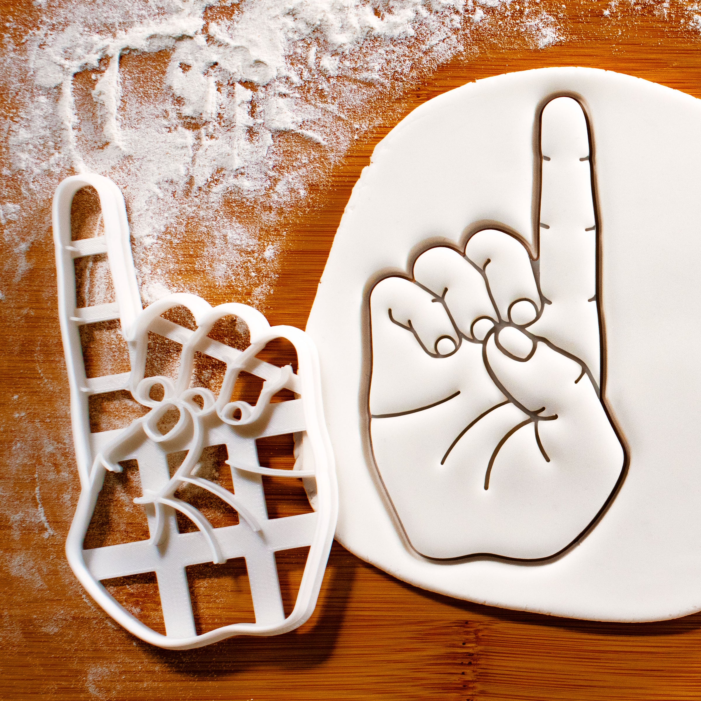 American Sign Language Letter D Cookie Cutter