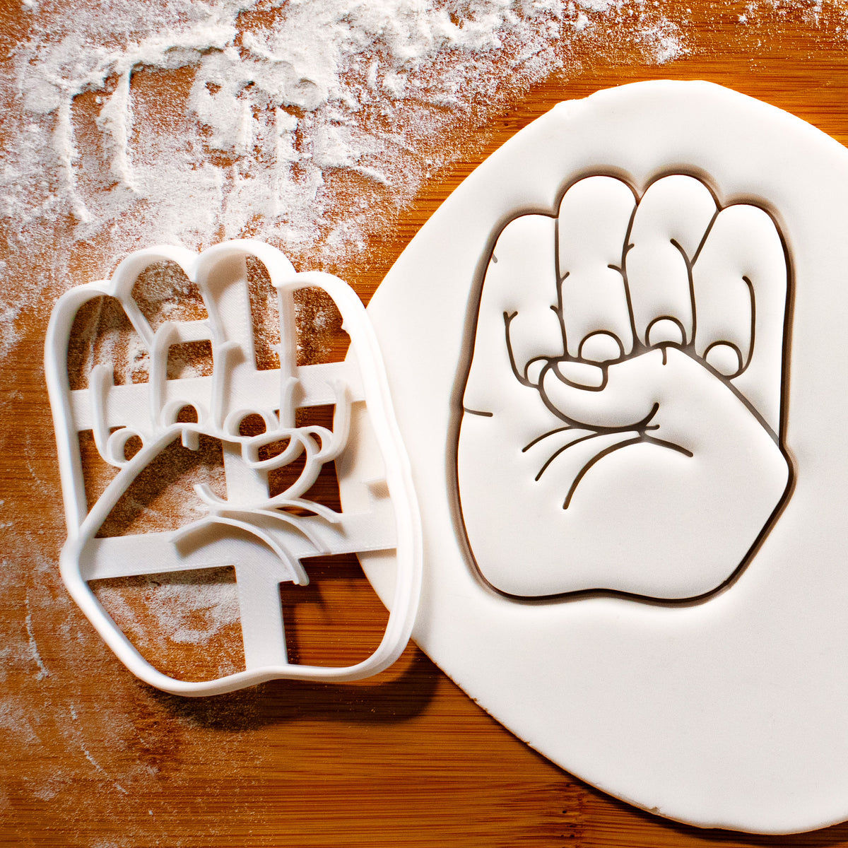 American Sign Language Letter E Cookie Cutter