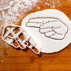 American Sign Language Letter H Cookie Cutter