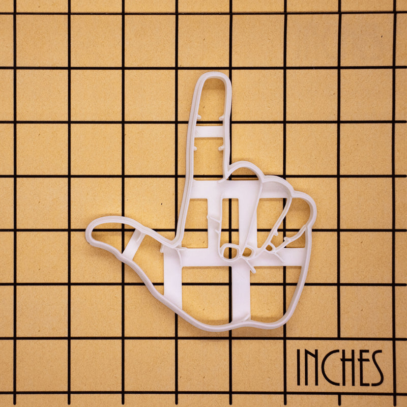 American Sign Language Letter L Cookie Cutter