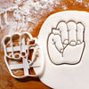 American Sign Language Letter M Cookie Cutter