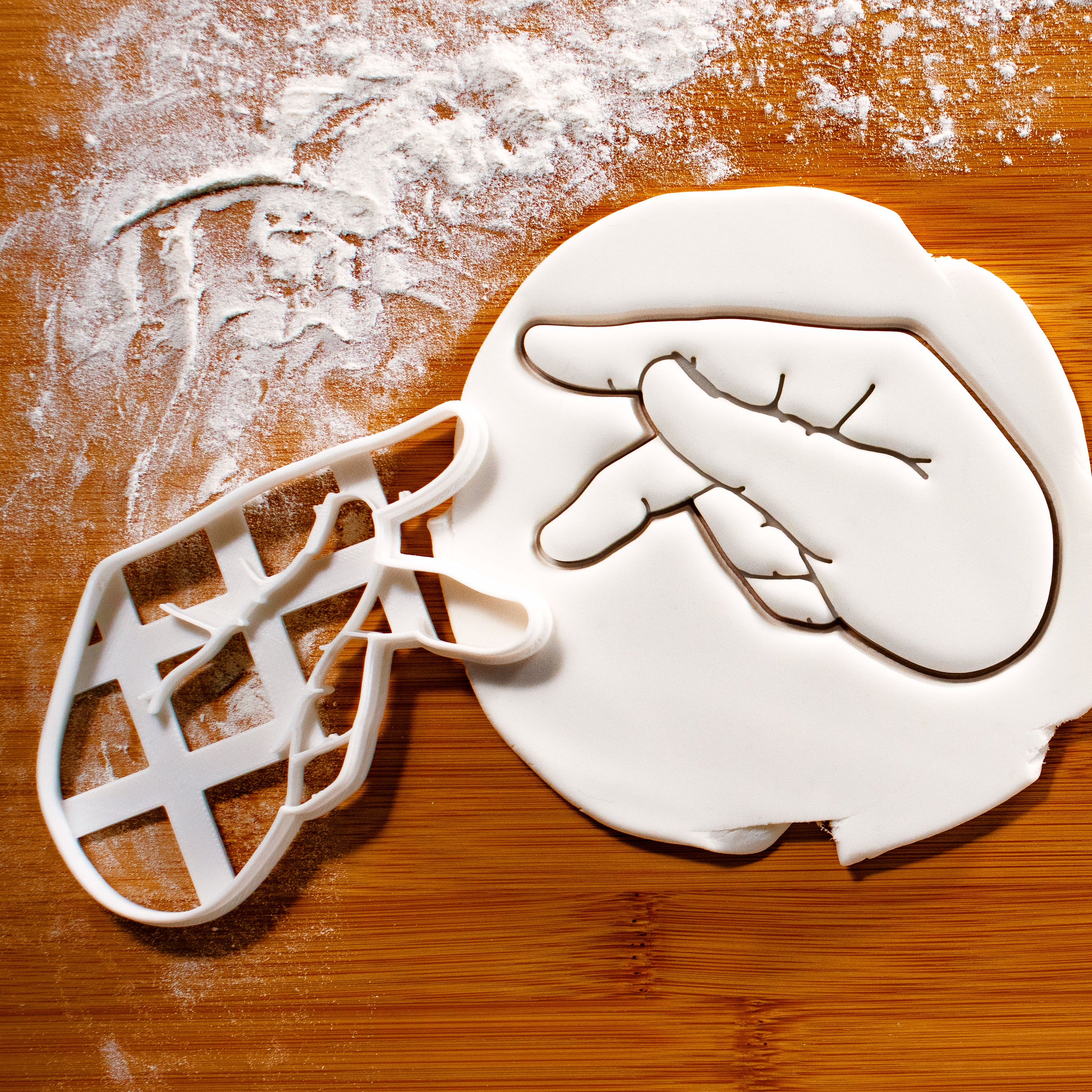 American Sign Language Letter P Cookie Cutter – Bakerlogy