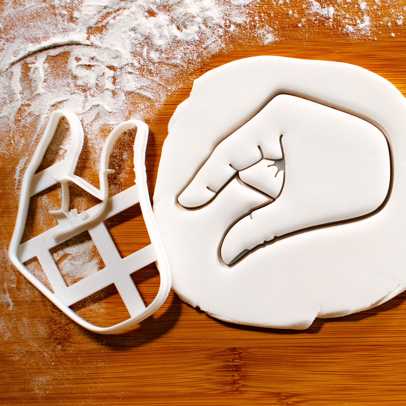American Sign Language Letter Q Cookie Cutter