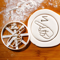 American Sign Language Letter Z Cookie Cutter