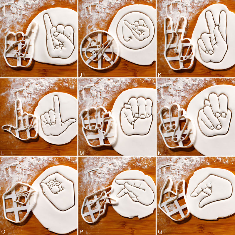 American Sign Language Cookie Cutters – Bakerlogy
