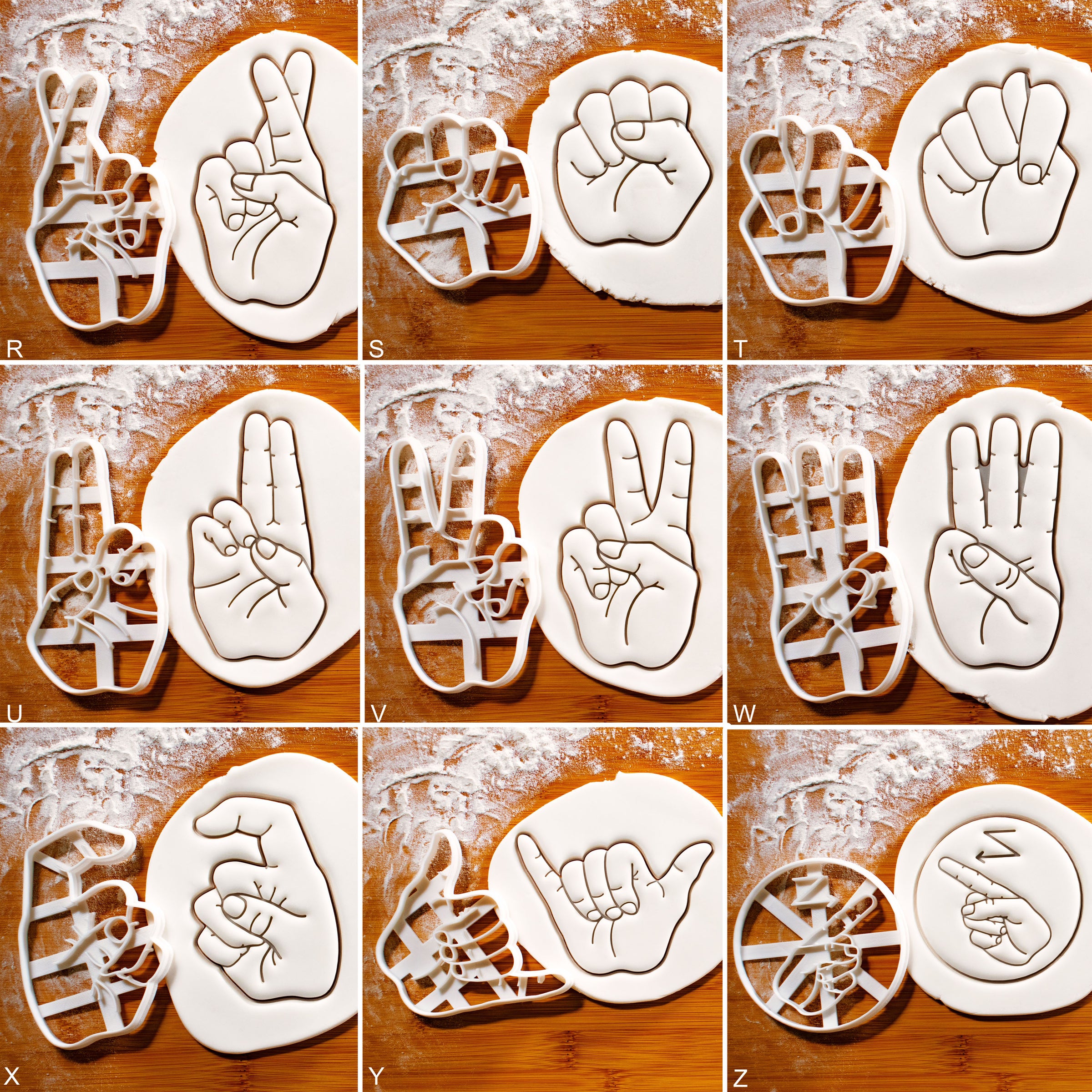 American Sign Language Cookie Cutters – Bakerlogy