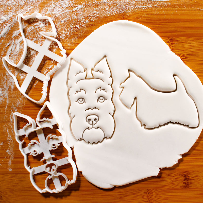 set of 2 Scottish Terrier cookie cutters