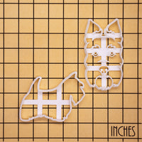 set of 2 Scottish Terrier cookie cutters