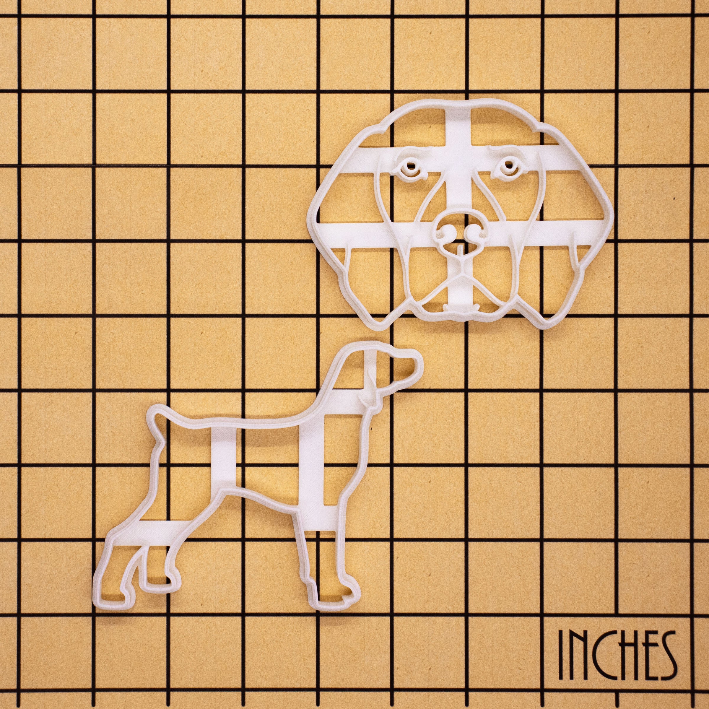 set of 2 Vizsla cookie cutters