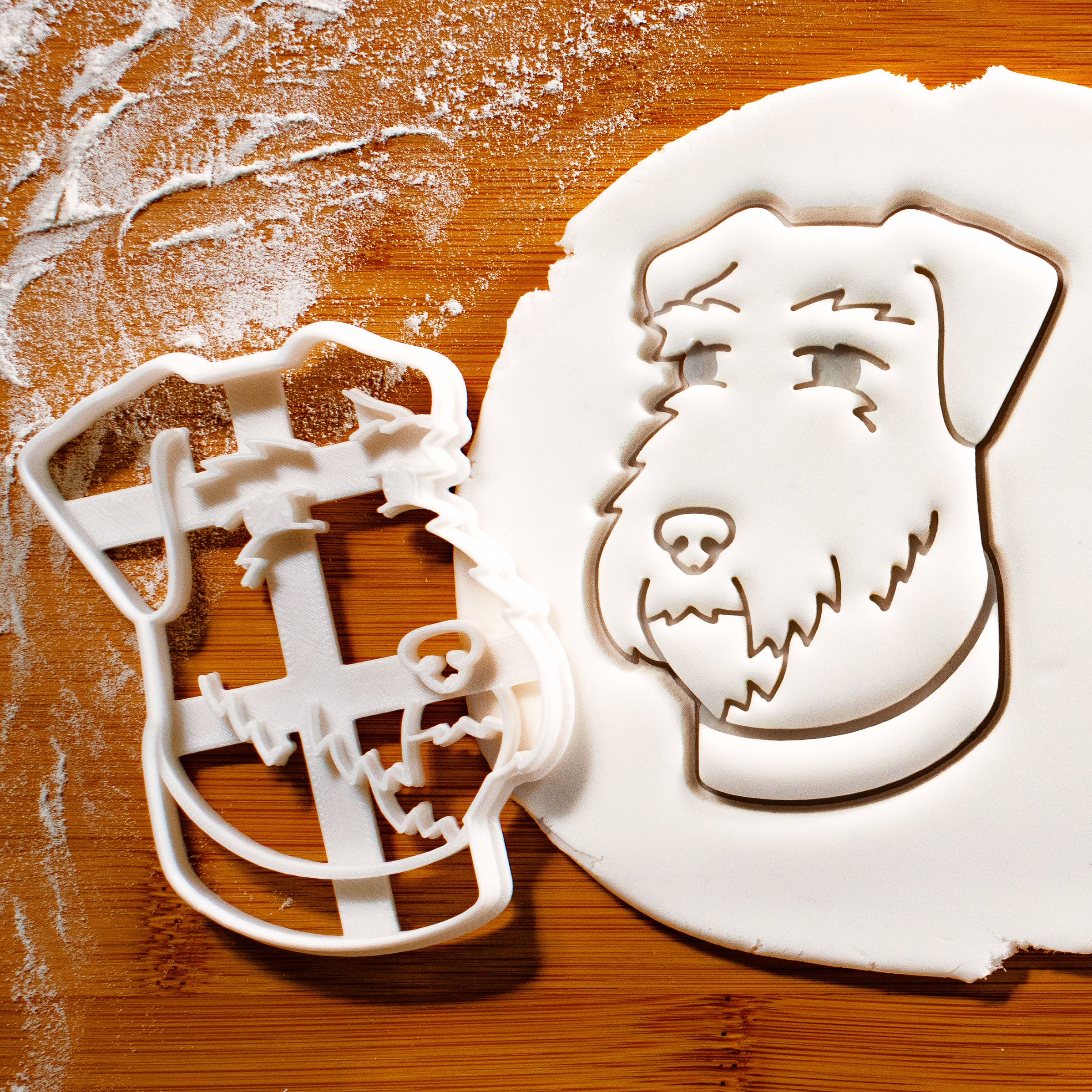 Airedale Terrier portrait cookie cutter