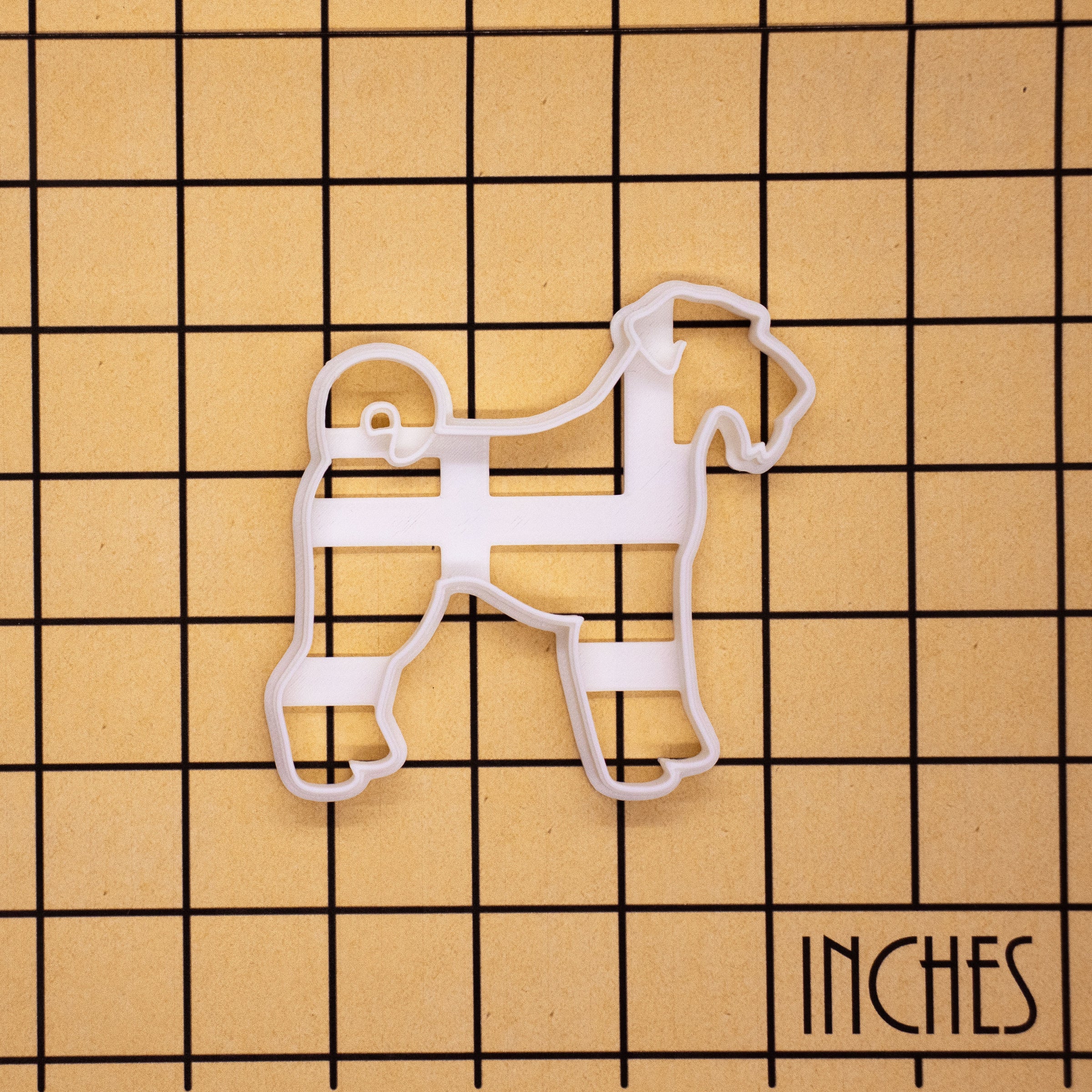 Airedale Terrier Outline Cookie Cutter
