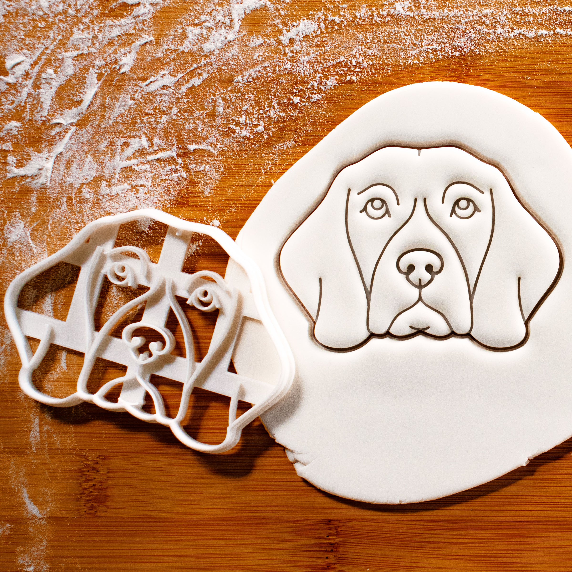 beagle face cookie cutter