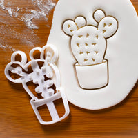Prickly Pear Cactus Cookie Cutter (Opuntia)
