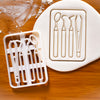 Dentist Examination Tools cookie cutter
